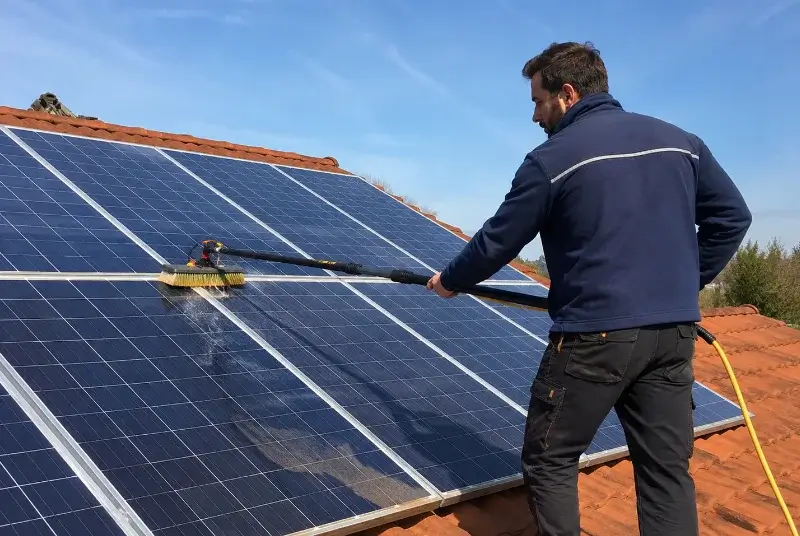 Nettoyage et entretien de panneaux solaires à Poiroux